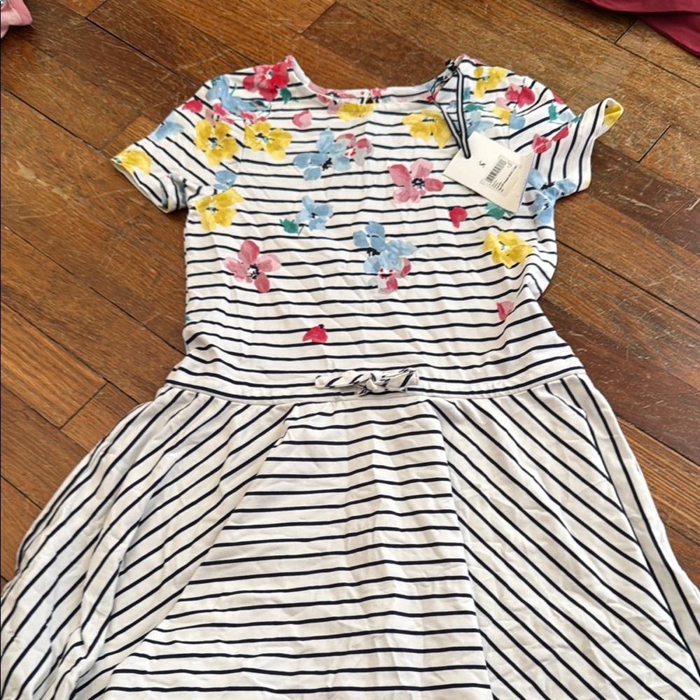 Striped Floral Dress
